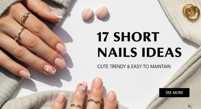 17 short nails ideas