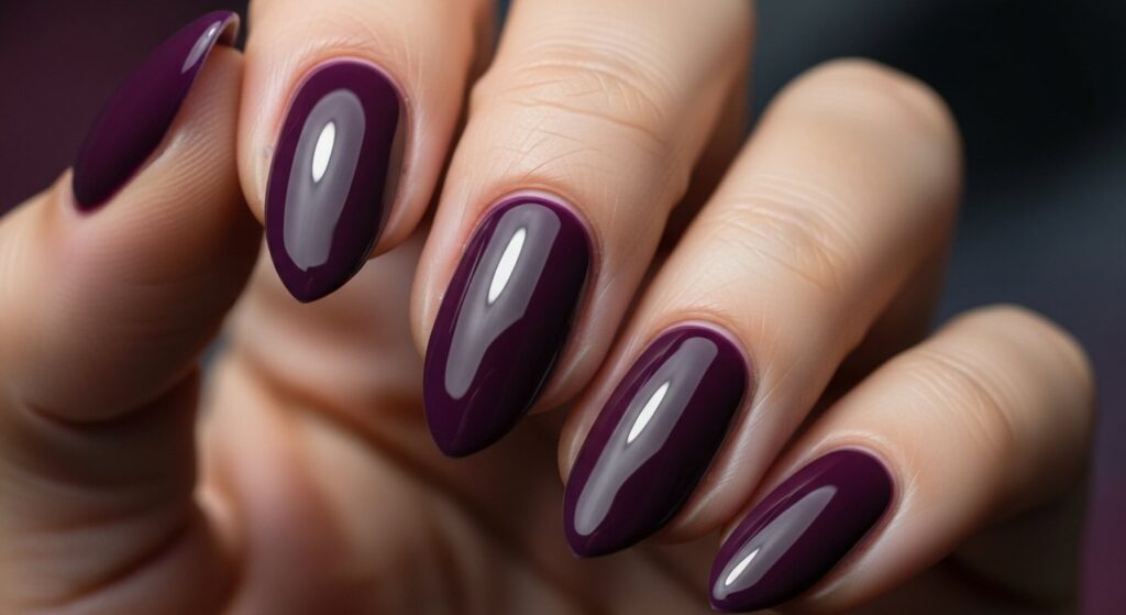 Dark Purple Nails Ideas