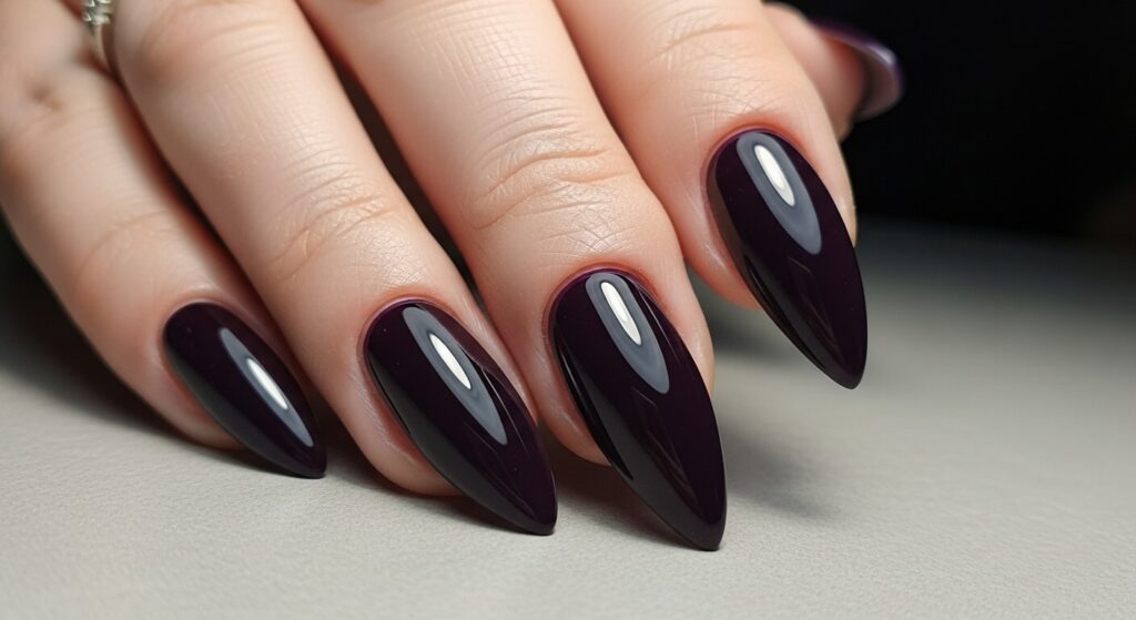 Dark Purple Nails Ideas