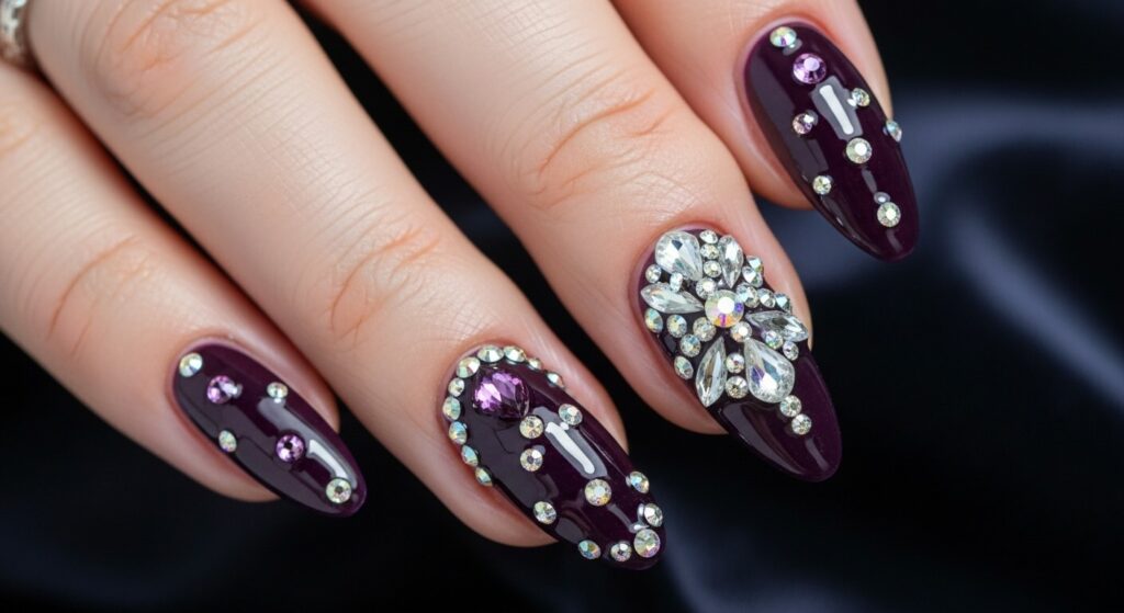 Dark Purple Nails Ideas