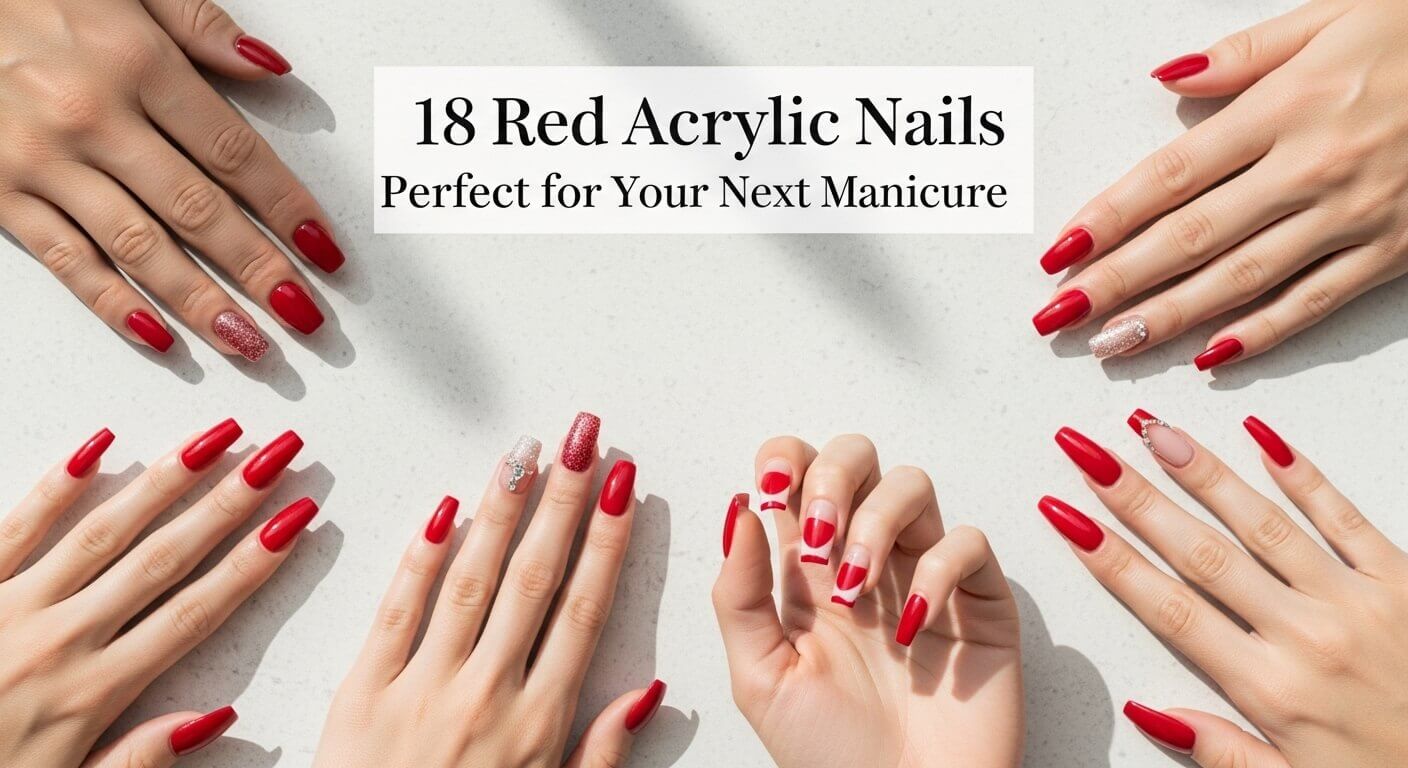 Red Acrylic Nails