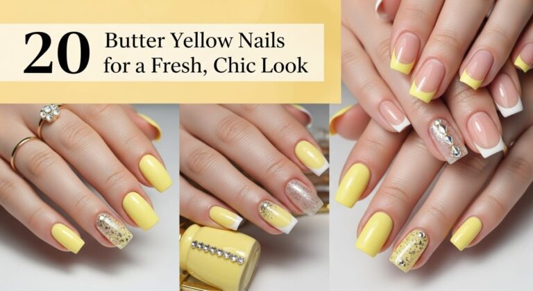 Butter Yellow Nails